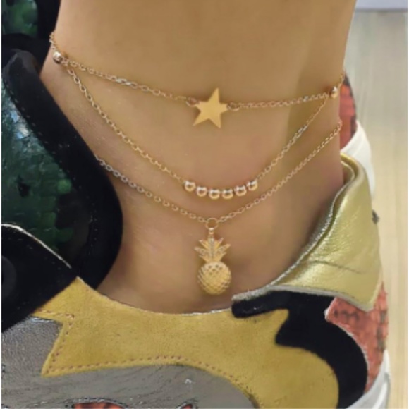 Jewelry - PINEAPPLE-STAR ANKLET